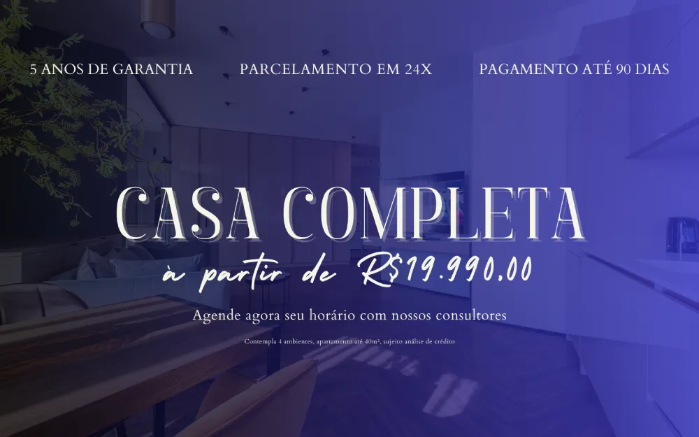 Casa Completa à partir de R$ 19.990,00